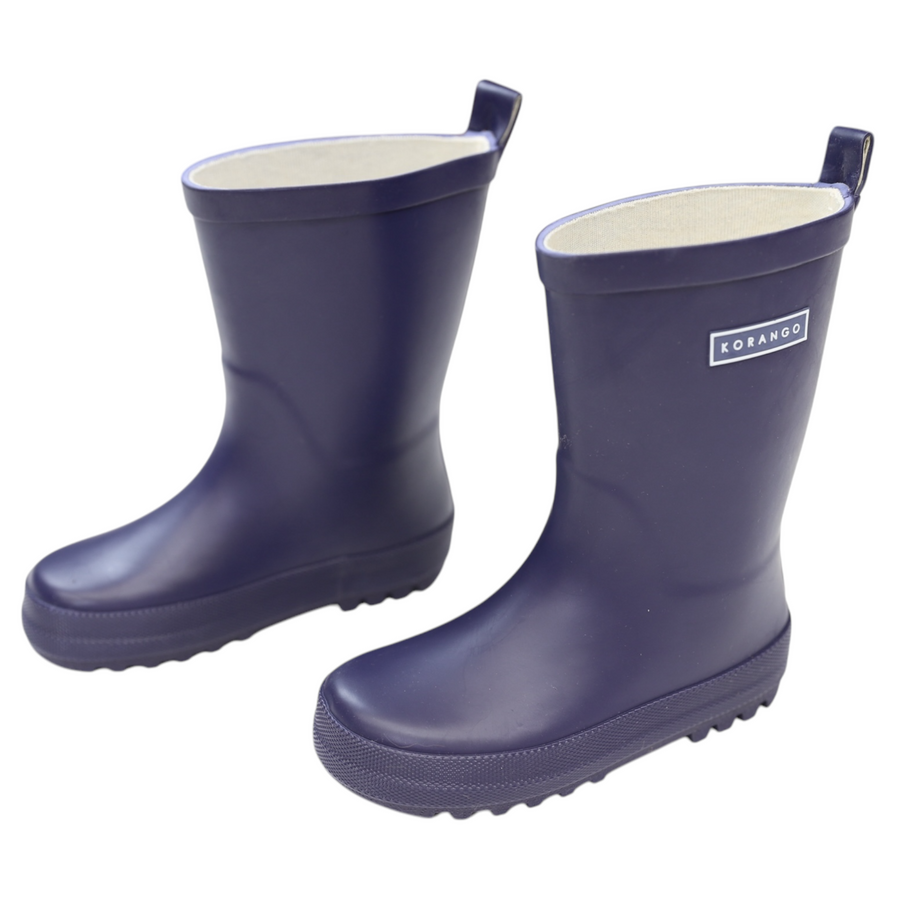 Plain Gumboot Navy