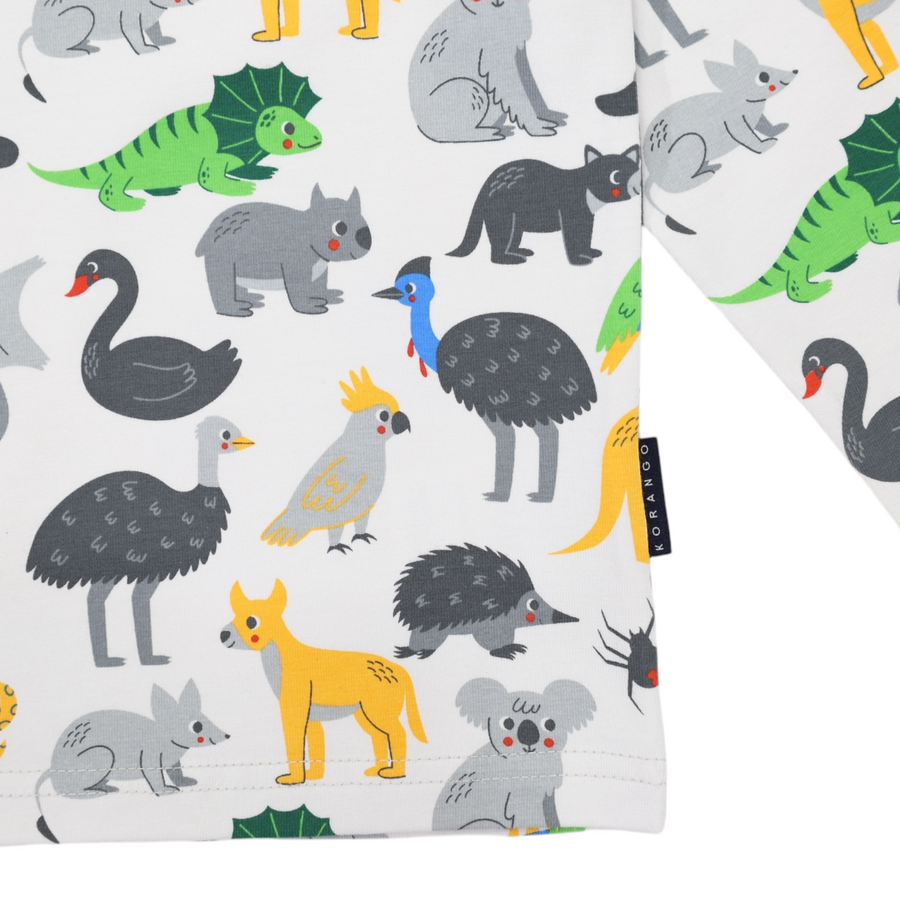 Australian Animal Tee Grey