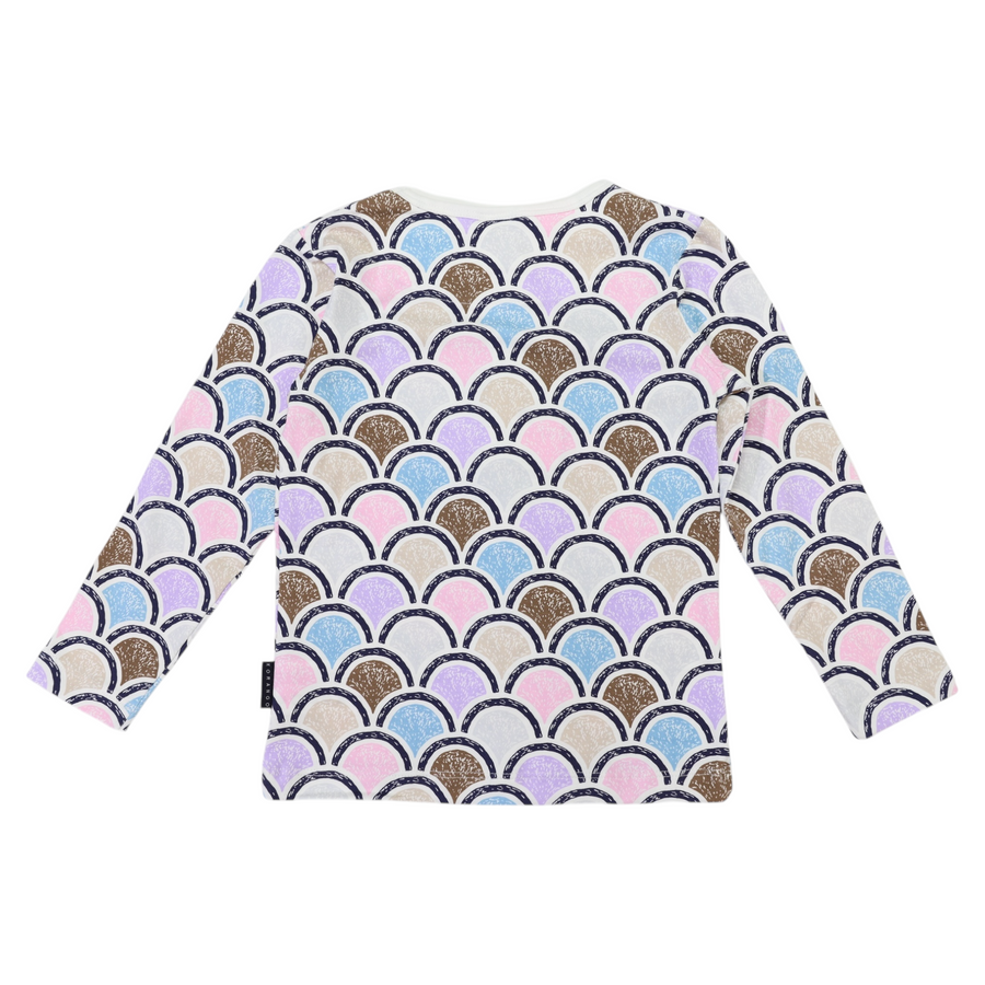 Arch Print Tee Blue