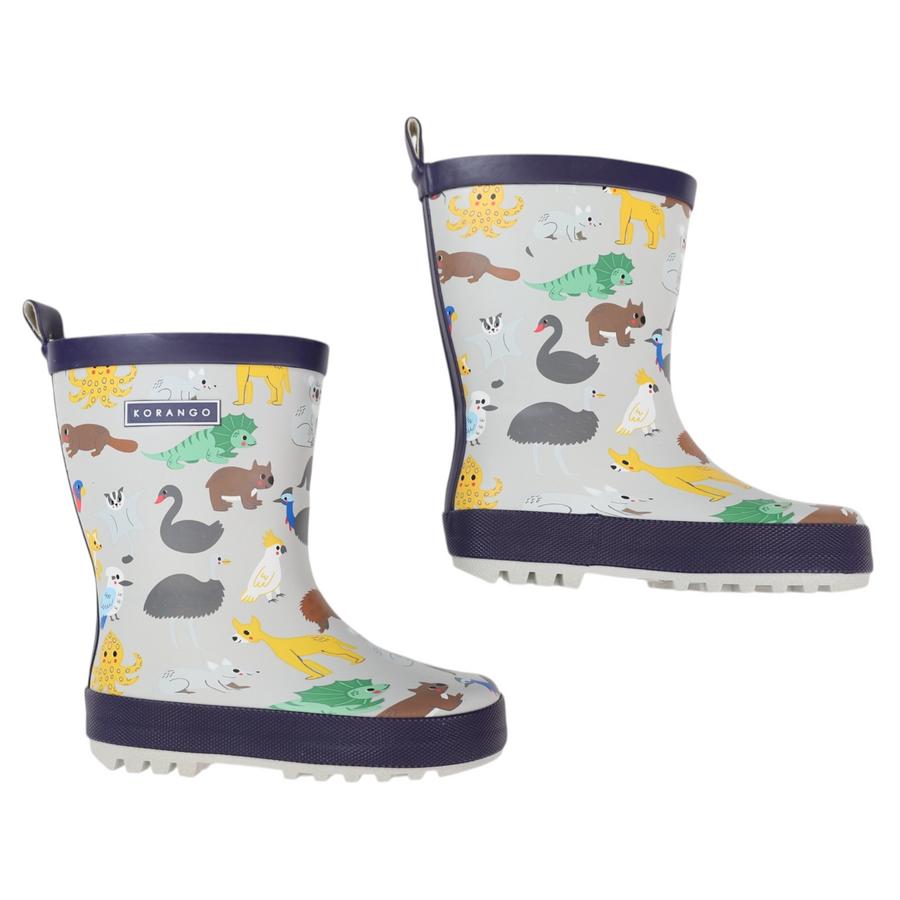 Australian Animal Gumboot Grey