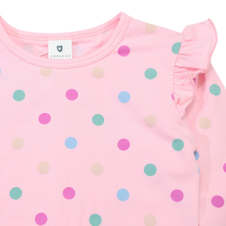 Polkadot Tee Pink