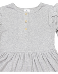 Cotton Modal Dress Grey Marle