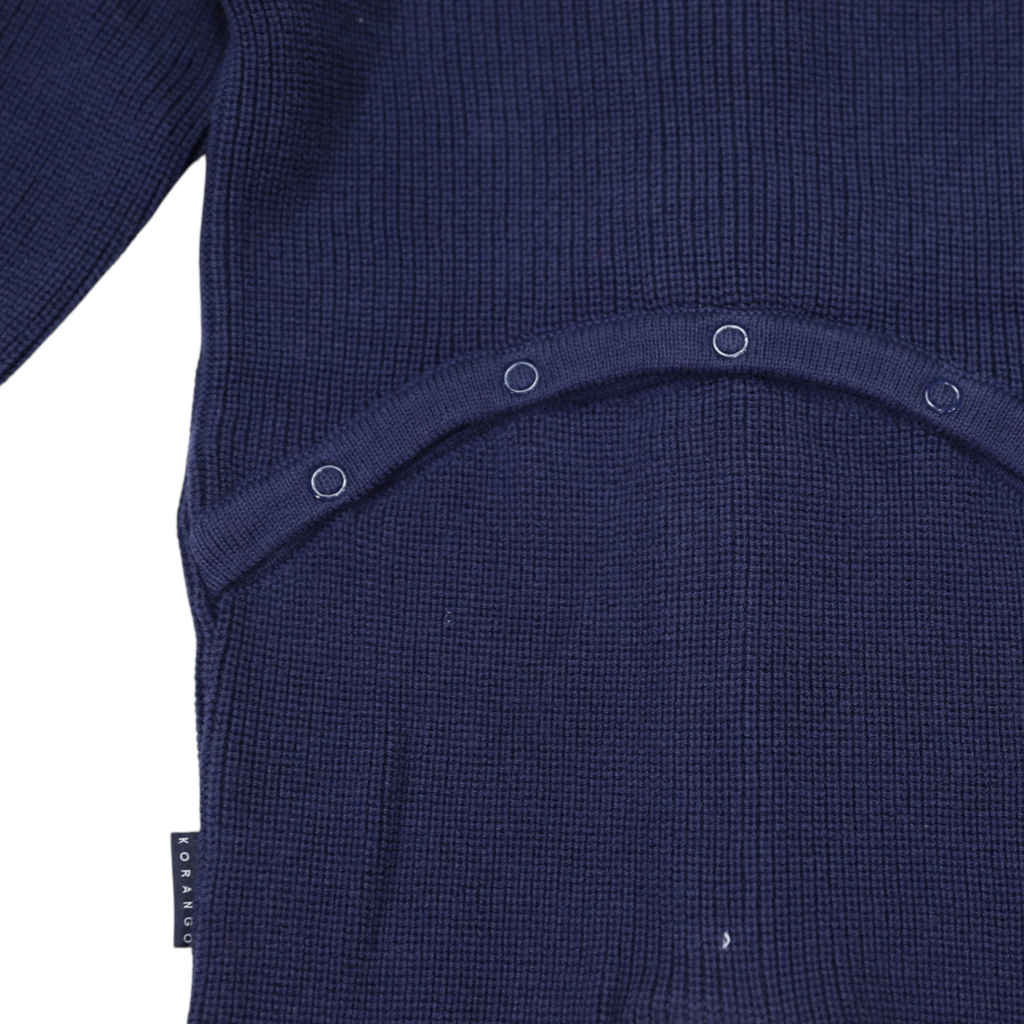 Plush Knit Romper Navy