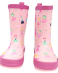 Dancing Unicorn Gumboot Pink