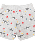 Under the Sea Cotton Short Grey