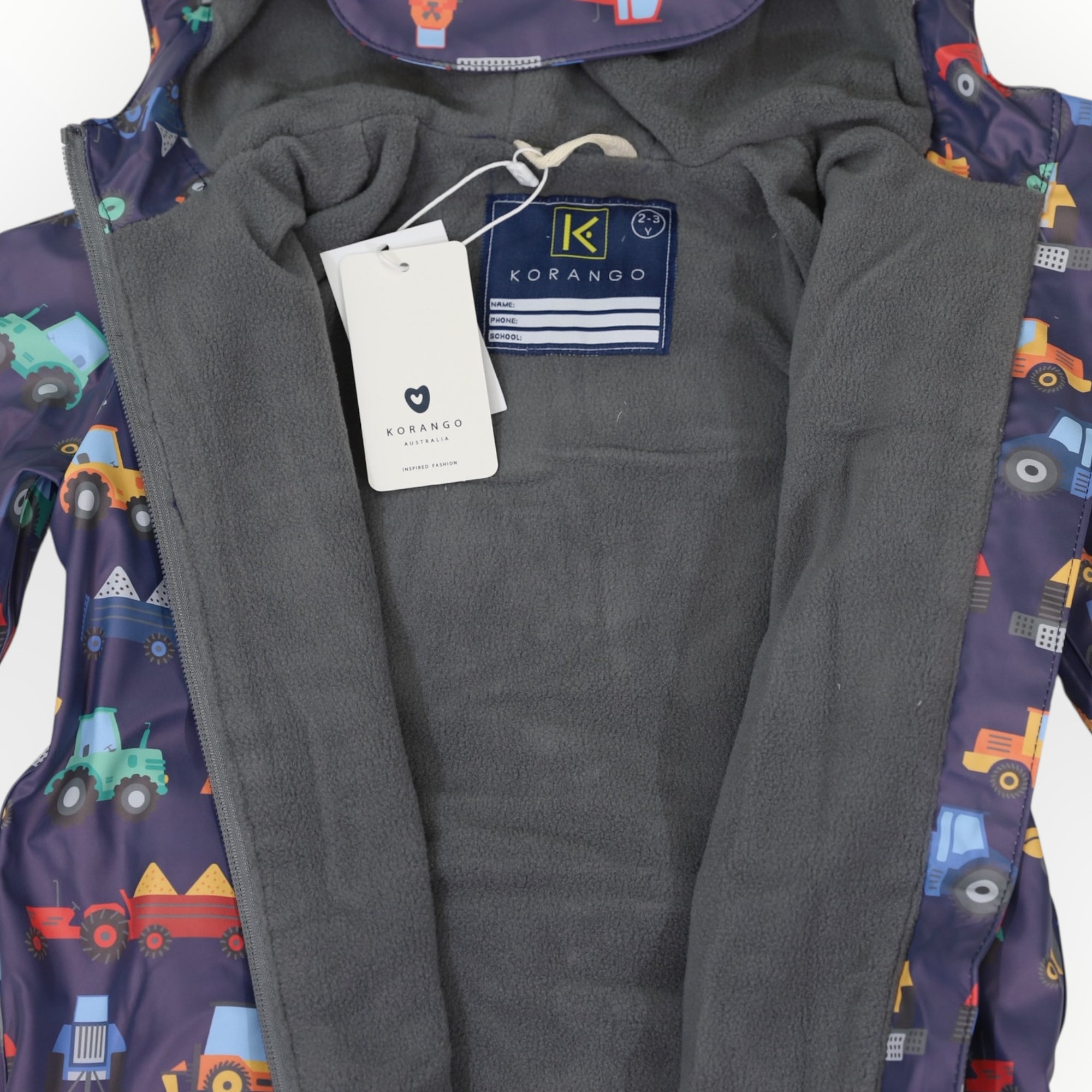 On The Farm Rainsuit Navy