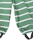 Stripe Colour Change Waterproof Overall Green