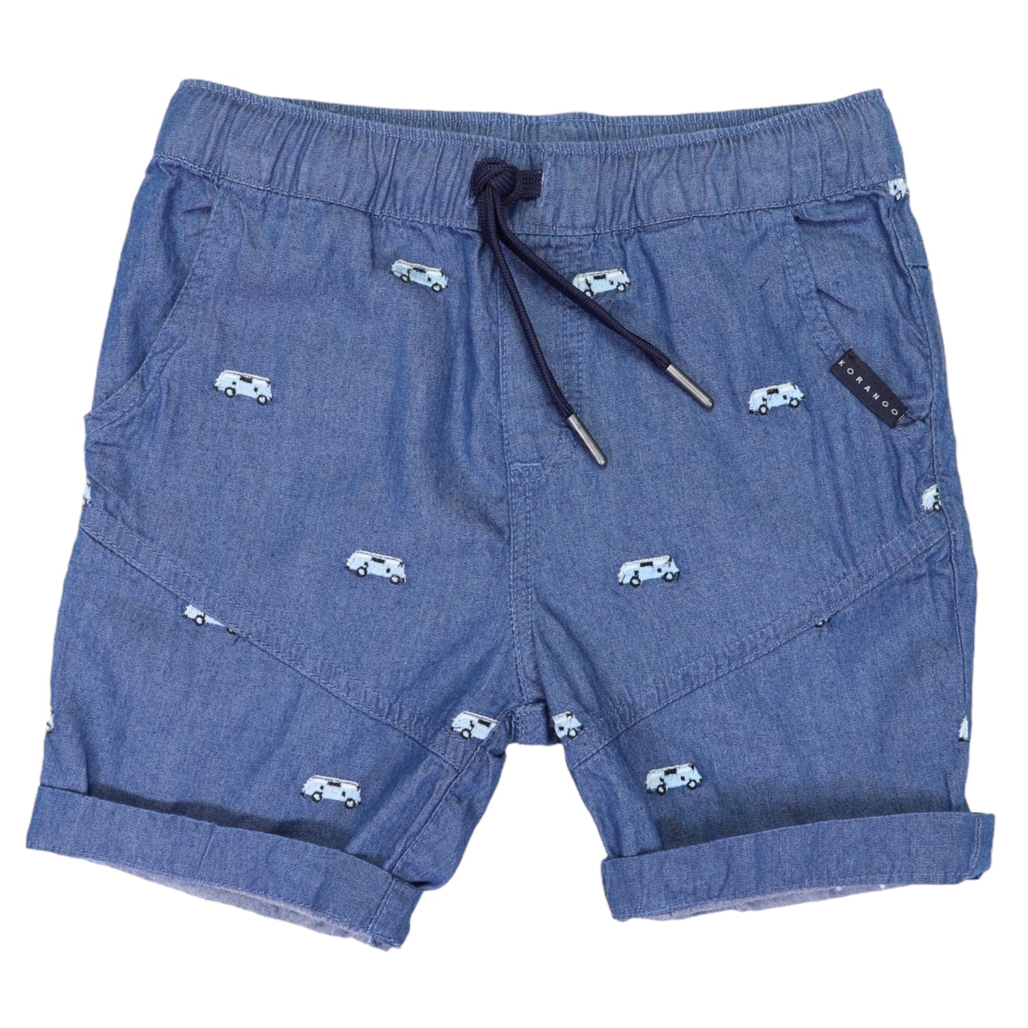 Kombi Van Embroidered Shorts Euro