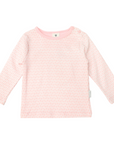 Top with Bunny Print Pink