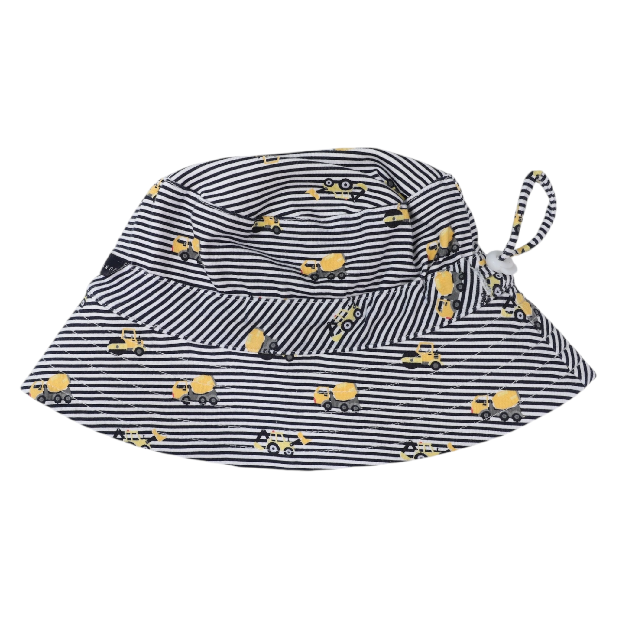 Trucks and Diggers Cotton Sun Hat Navy – Korango