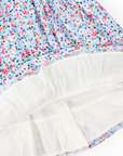 Floral Smocked Dress Blue