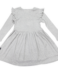 Cotton Modal Dress Grey Marle