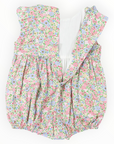 Smocked Floral Sunsuit