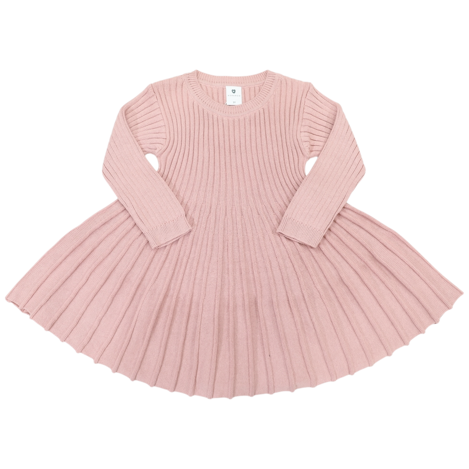 Swing Knit Dress Dusty Pink