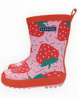 Strawberries & Sprinkles Gumboot Pink
