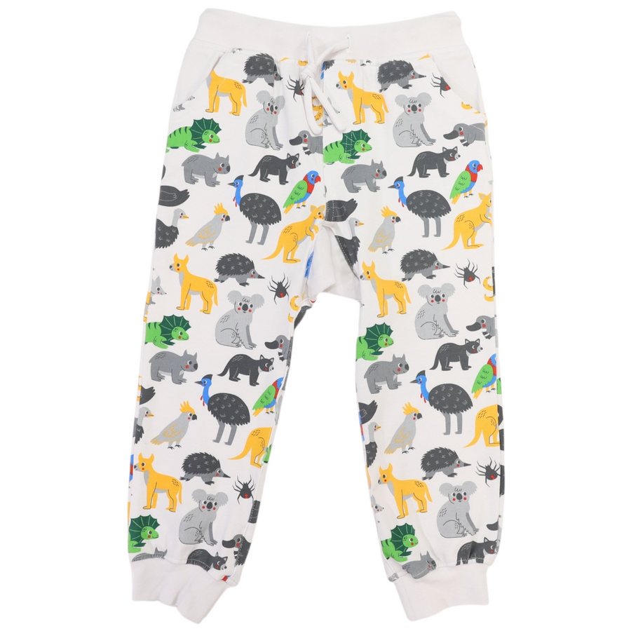 Australian Animals Pyjamas Grey