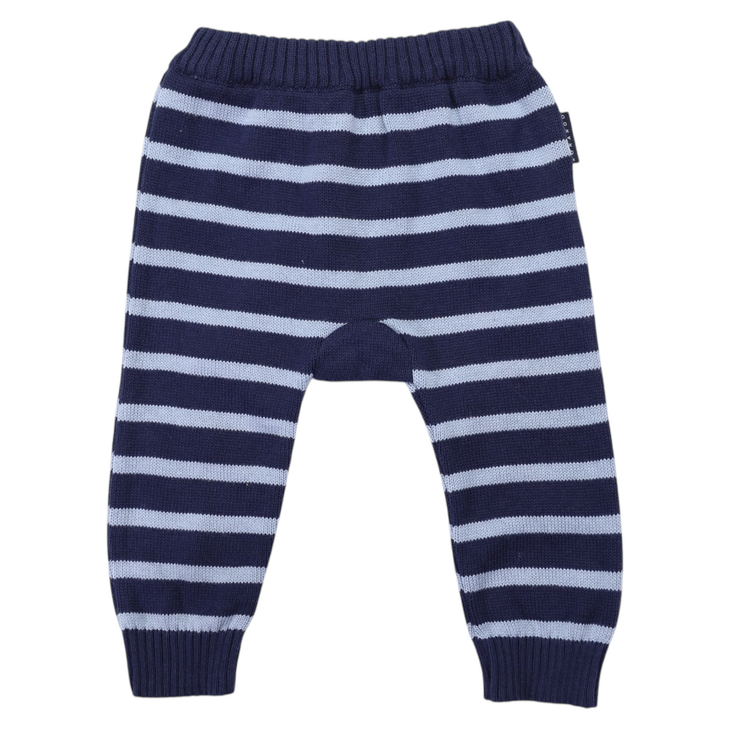 Striped Knit Legging Navy Stripe
