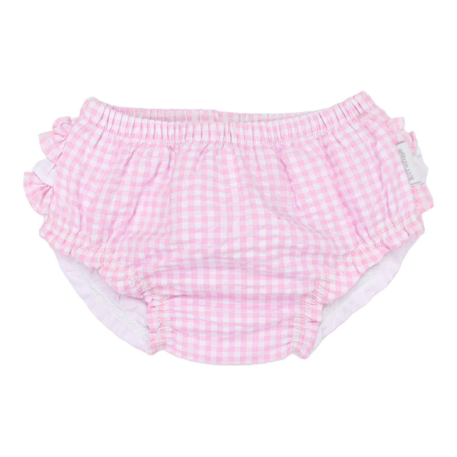 Seersucker Frill Pant Pink