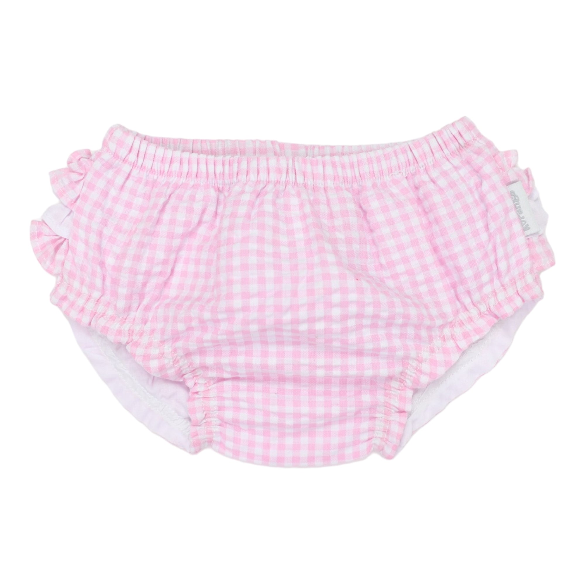 Seersucker Frill Pant Pink