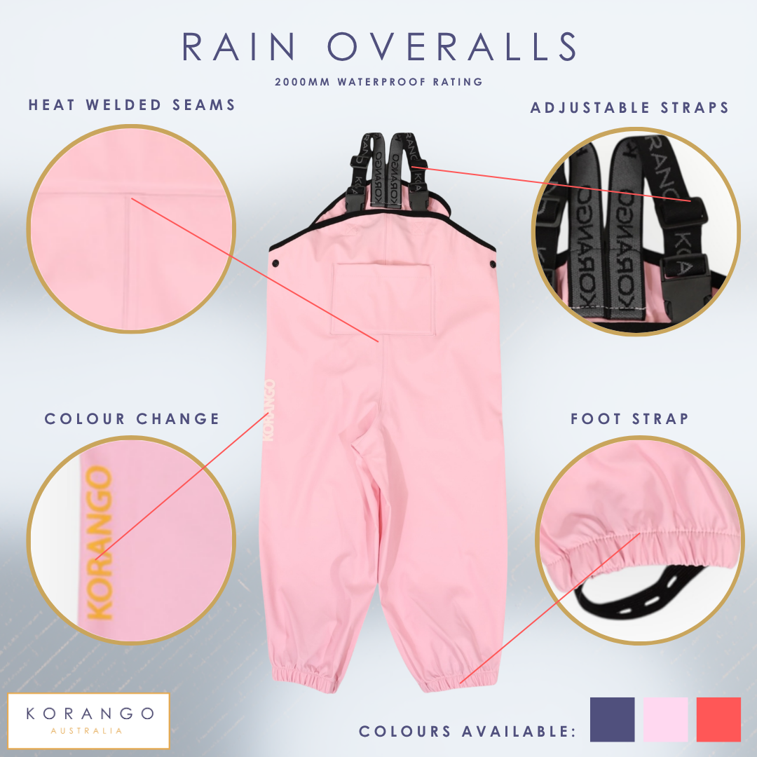 Rain Overall Pink