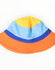 Colour Block Swim Hat Blue