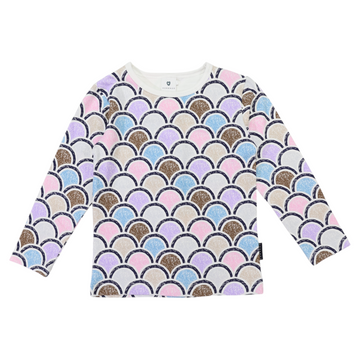 Arch Print Tee Blue