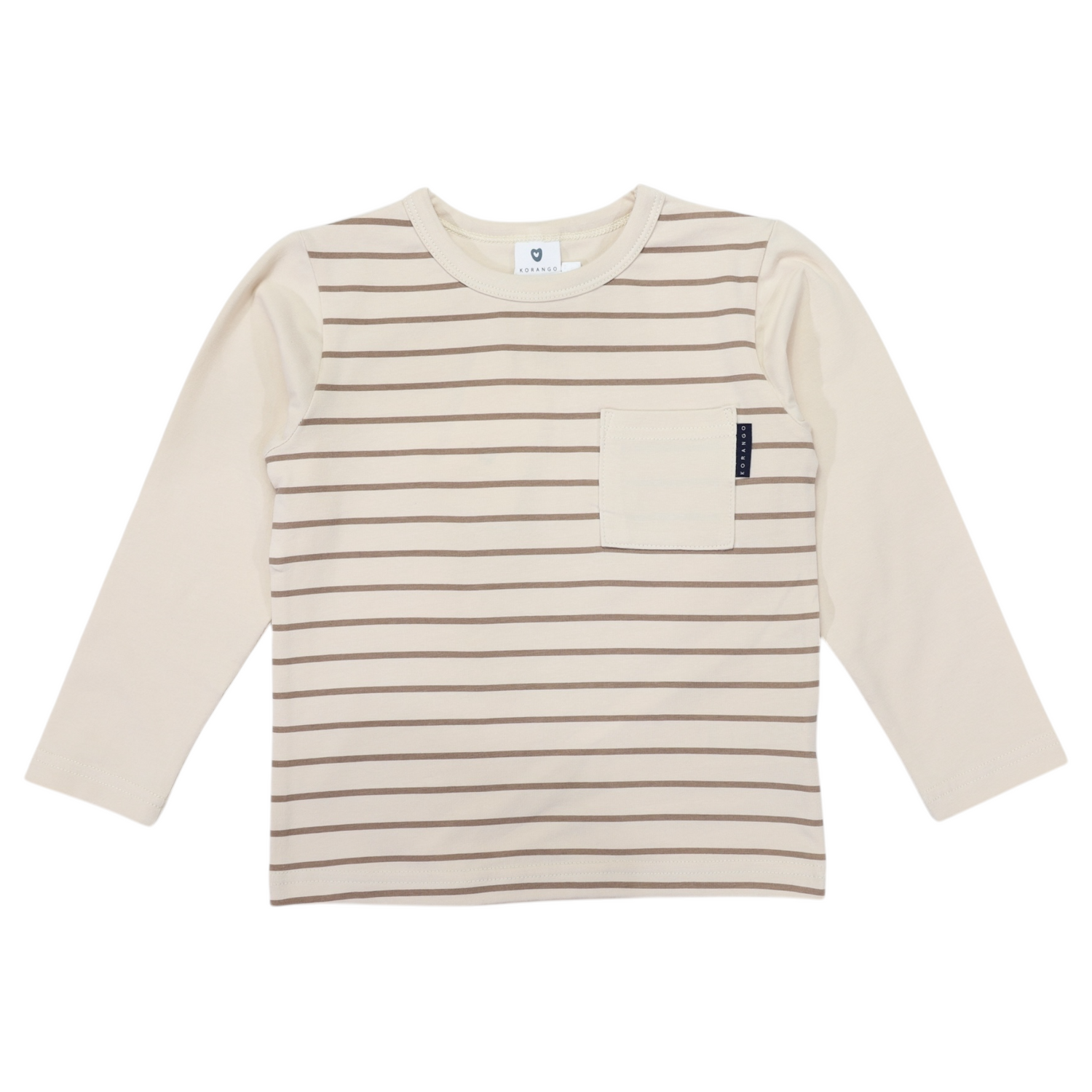 Pocket Tee Chestnut Stripe