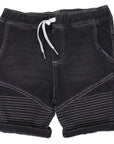 Denim Knit Short Charcoal