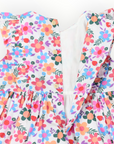 Smocked Bold Floral Dress