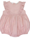 Gold Spot Frill Sunsuit Pink