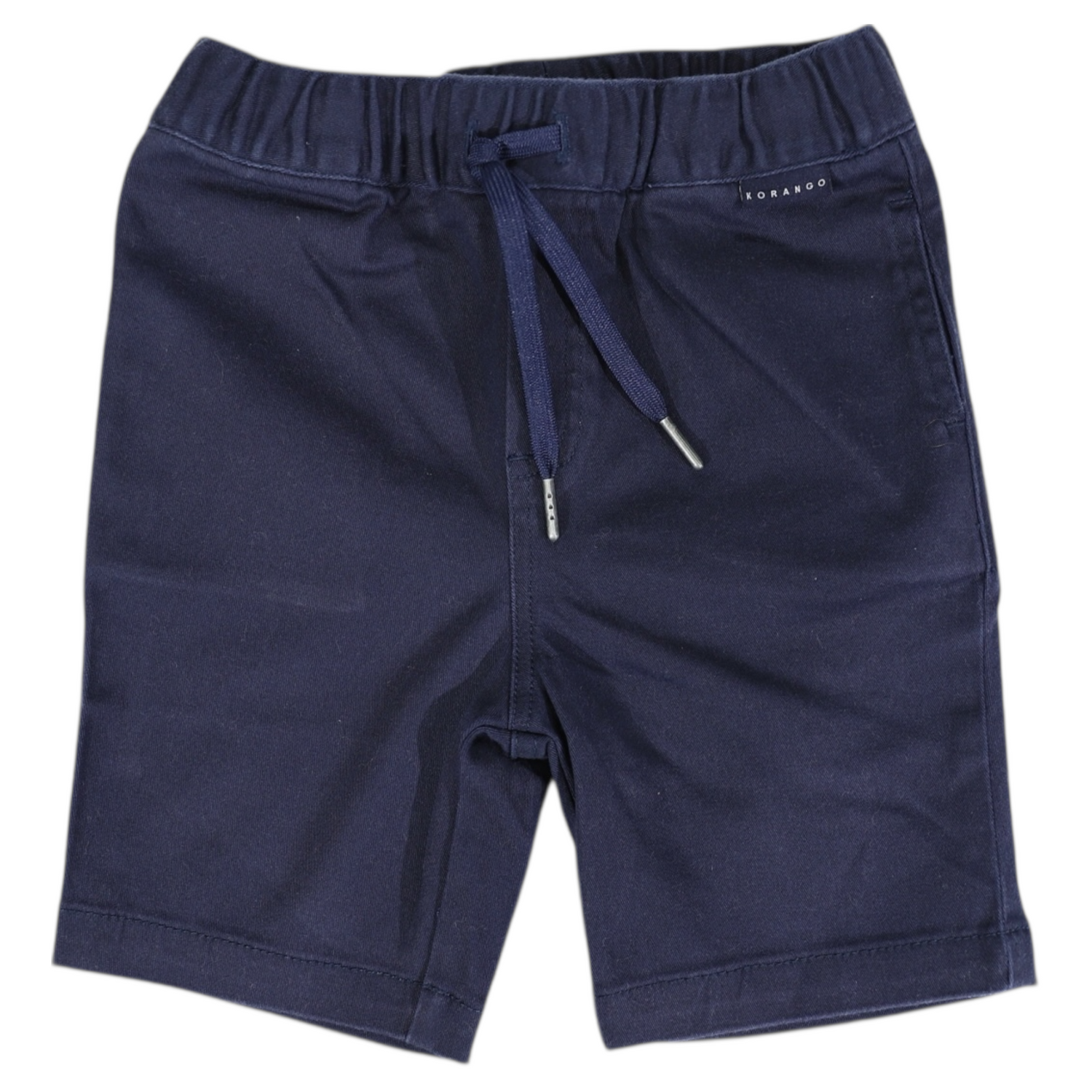 Stretch Twill Short with Drawstring Navy