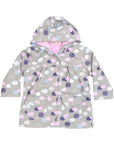 Raincoat Cloud Print French Terry Lined Grey