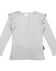 Cotton Modal Top Grey Marle