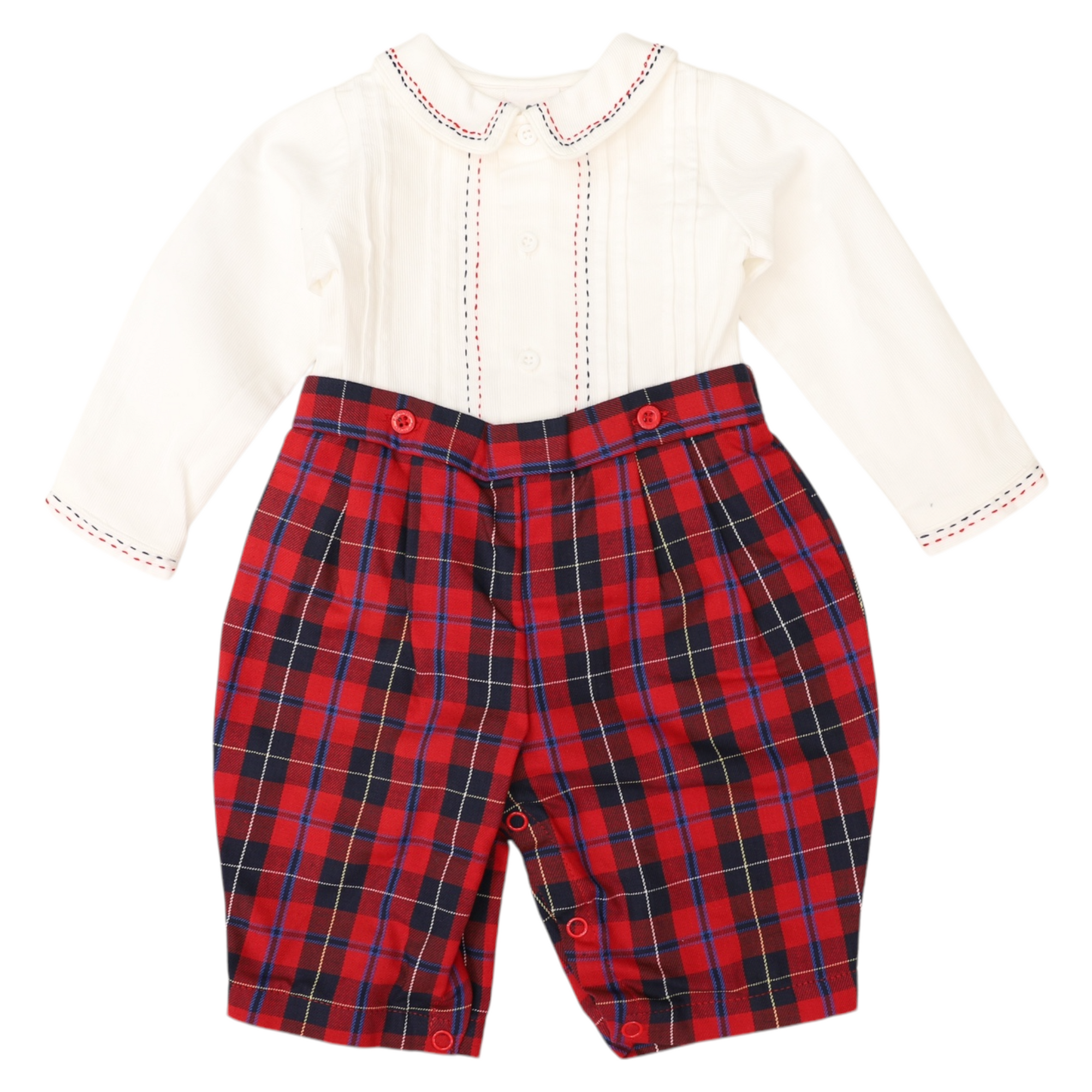 Plaid Shirt &amp; Pant Set