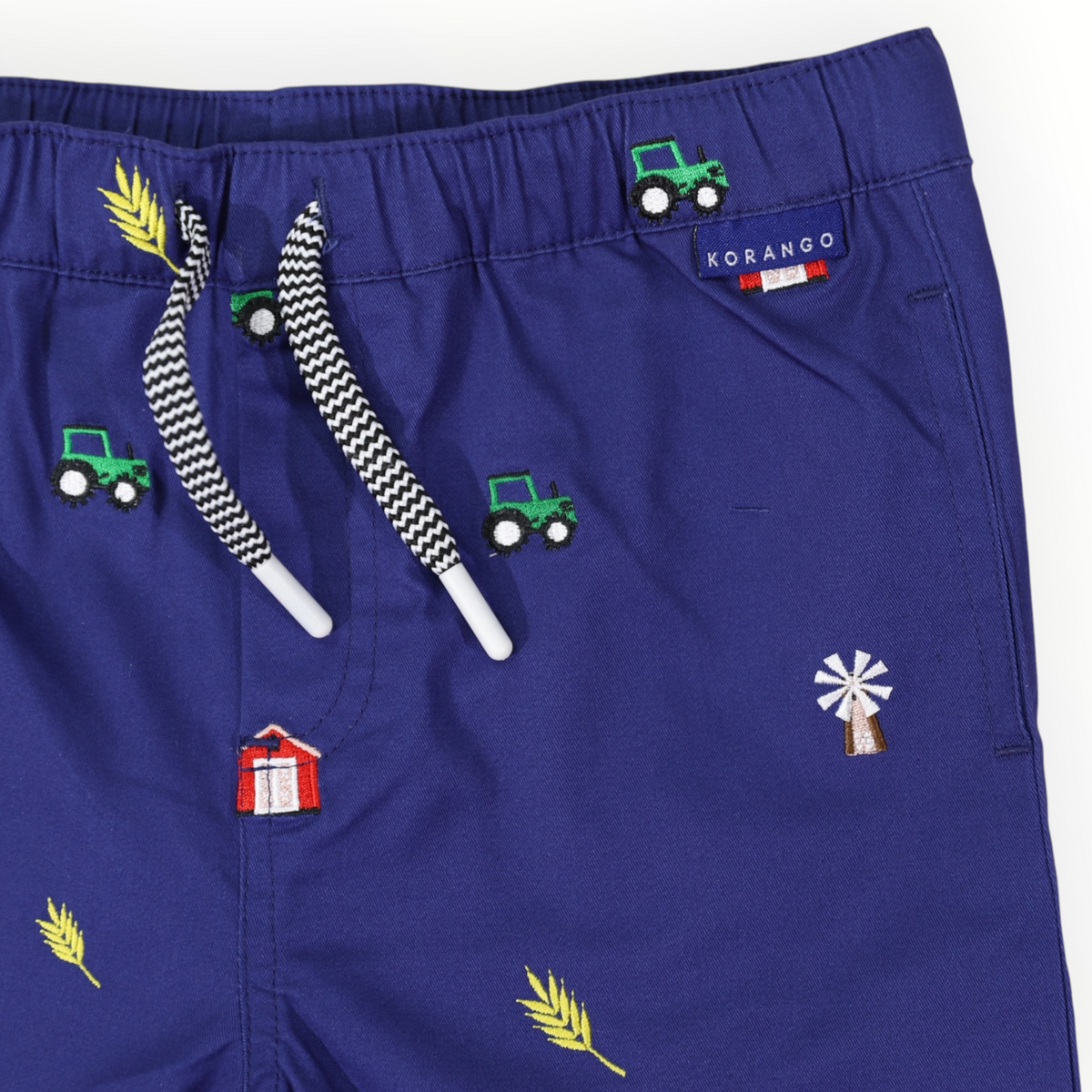 Emb. Short Navy