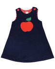 Lined Apple Cord Dress Navy