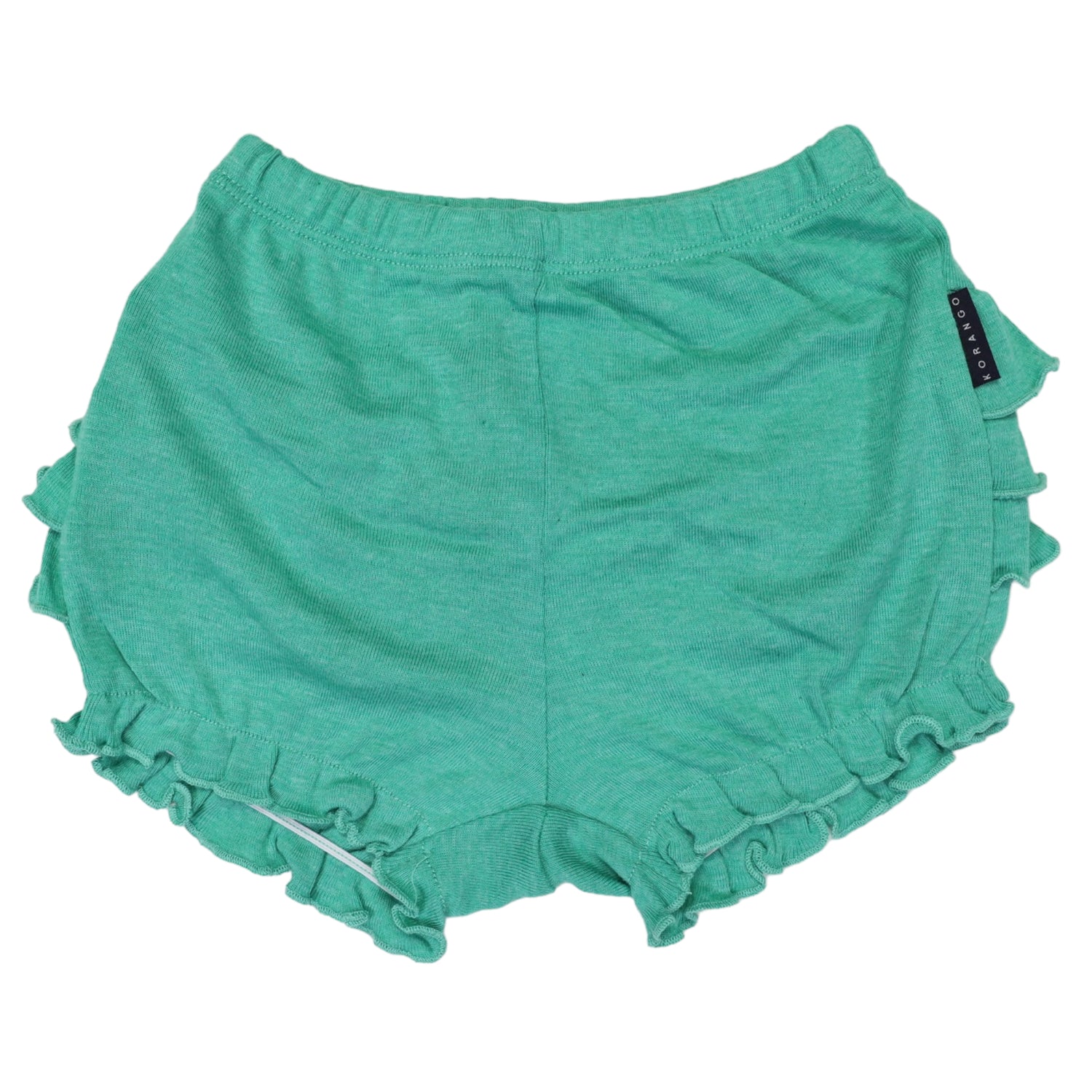 Cotton Modal Frill Short Green