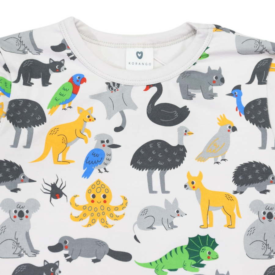 Australian Animal Tee Grey