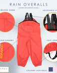 Rain Overall Red