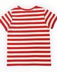 Striped Tee Red