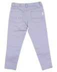 Stretch Chino with Adjustable Waist Grey