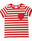 Striped Tee Red