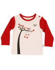 Love Birds Top Red