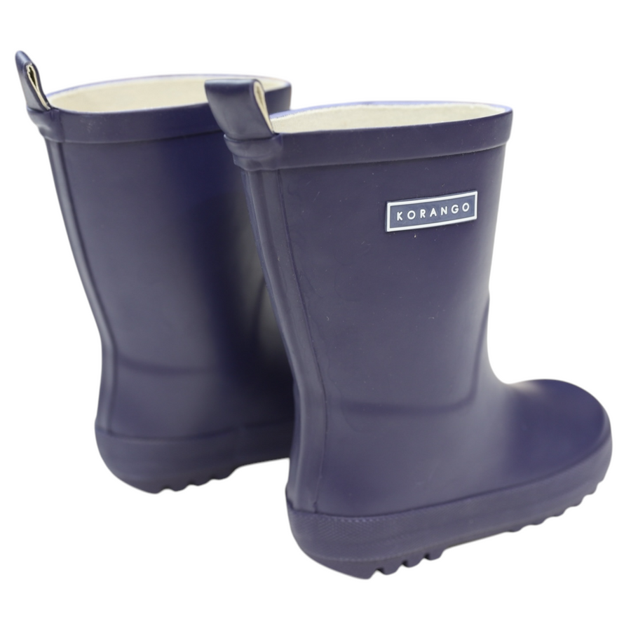 Plain Gumboot Navy