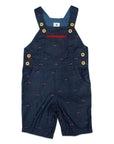 Race Car Printed Shortall Dark