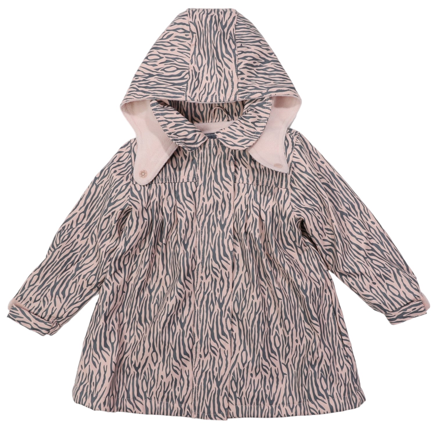 Tiger Stripes Raincoat Dusty Pink