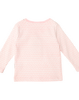 Top with Bunny Print Pink