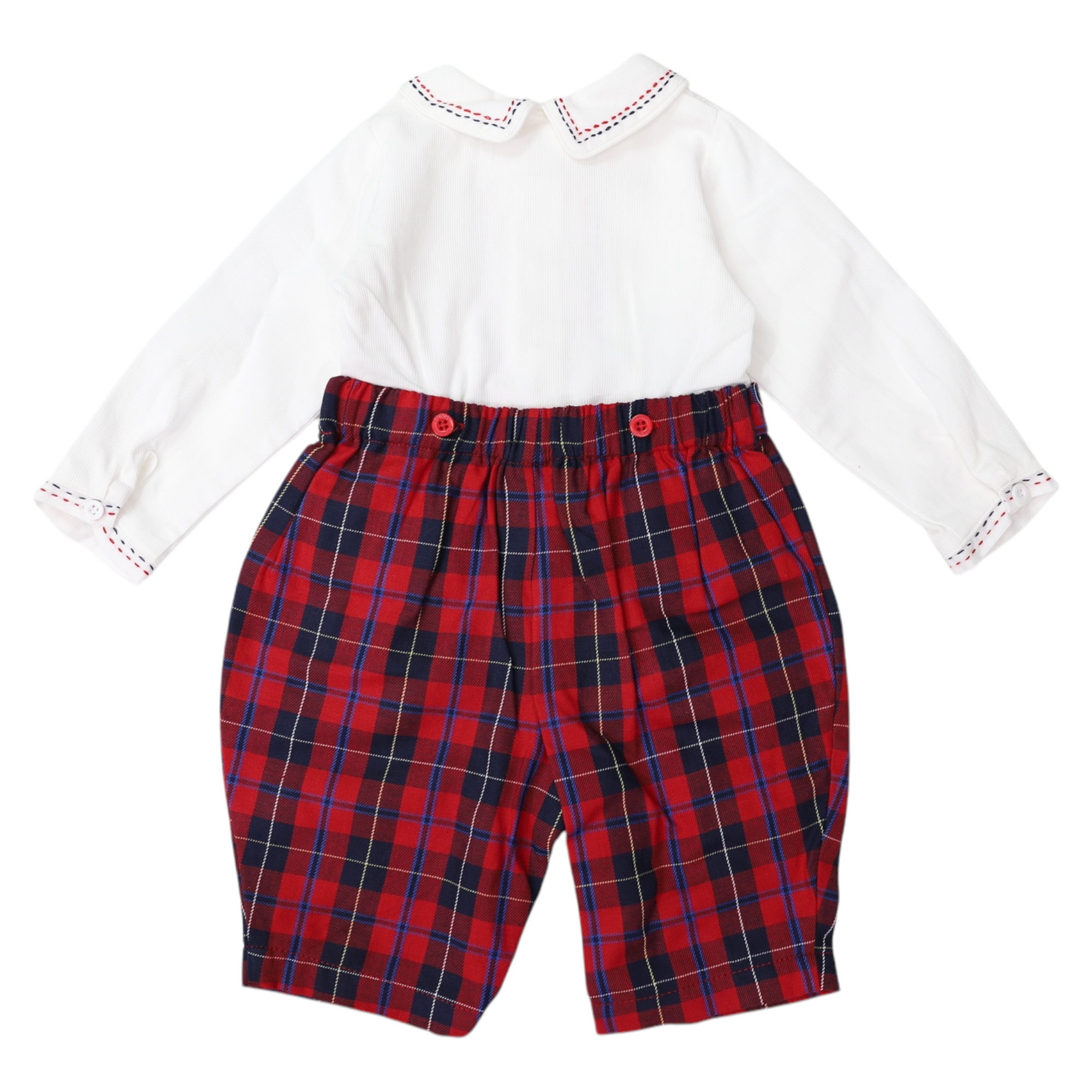 Plaid Shirt &amp; Pant Set