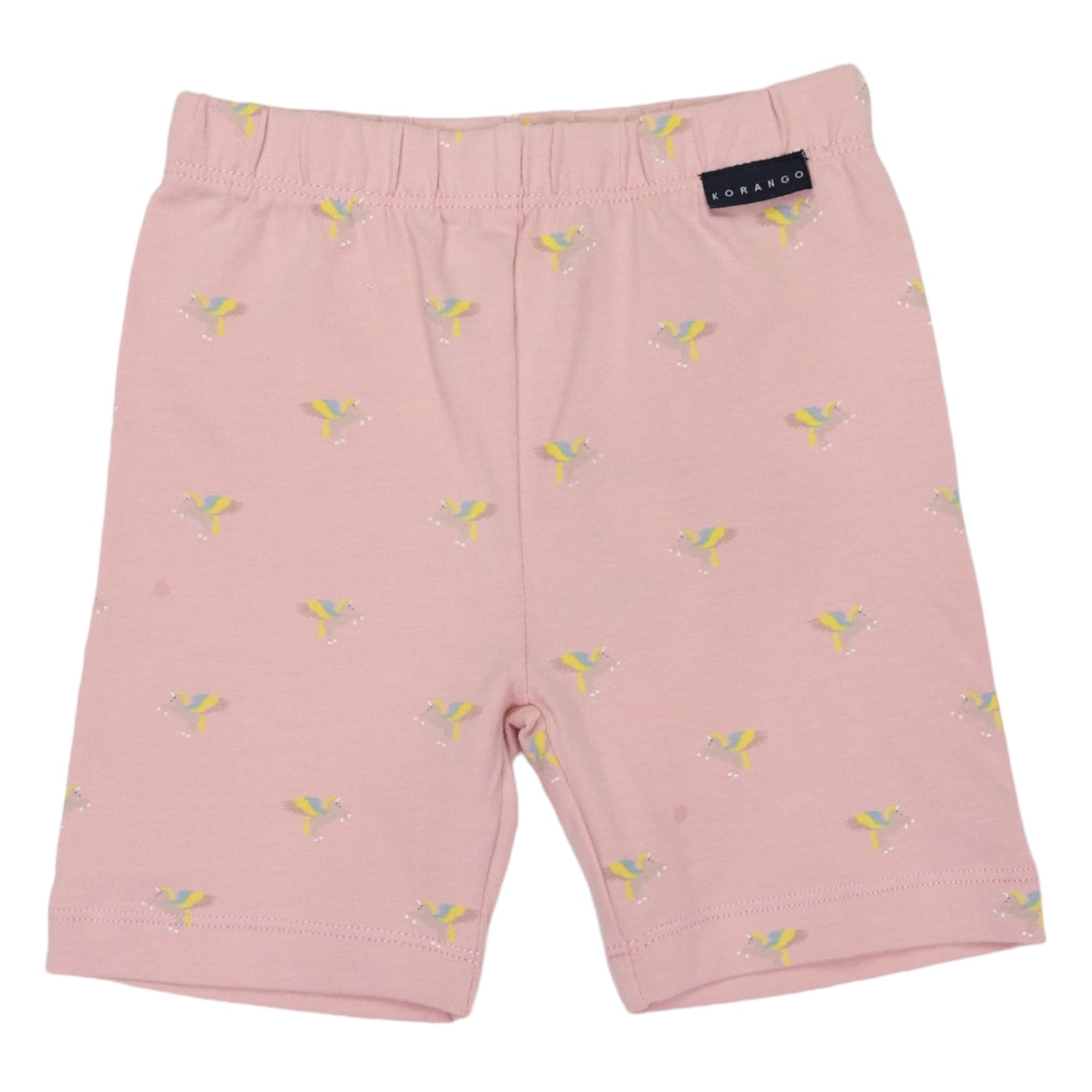 Unicorn Print Cotton Bike Short Dusty Pink