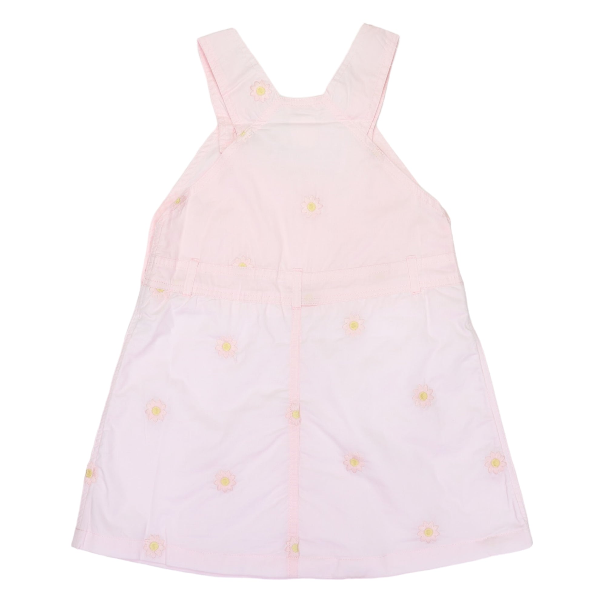 Flower Embroidered Pinafore Light Pink